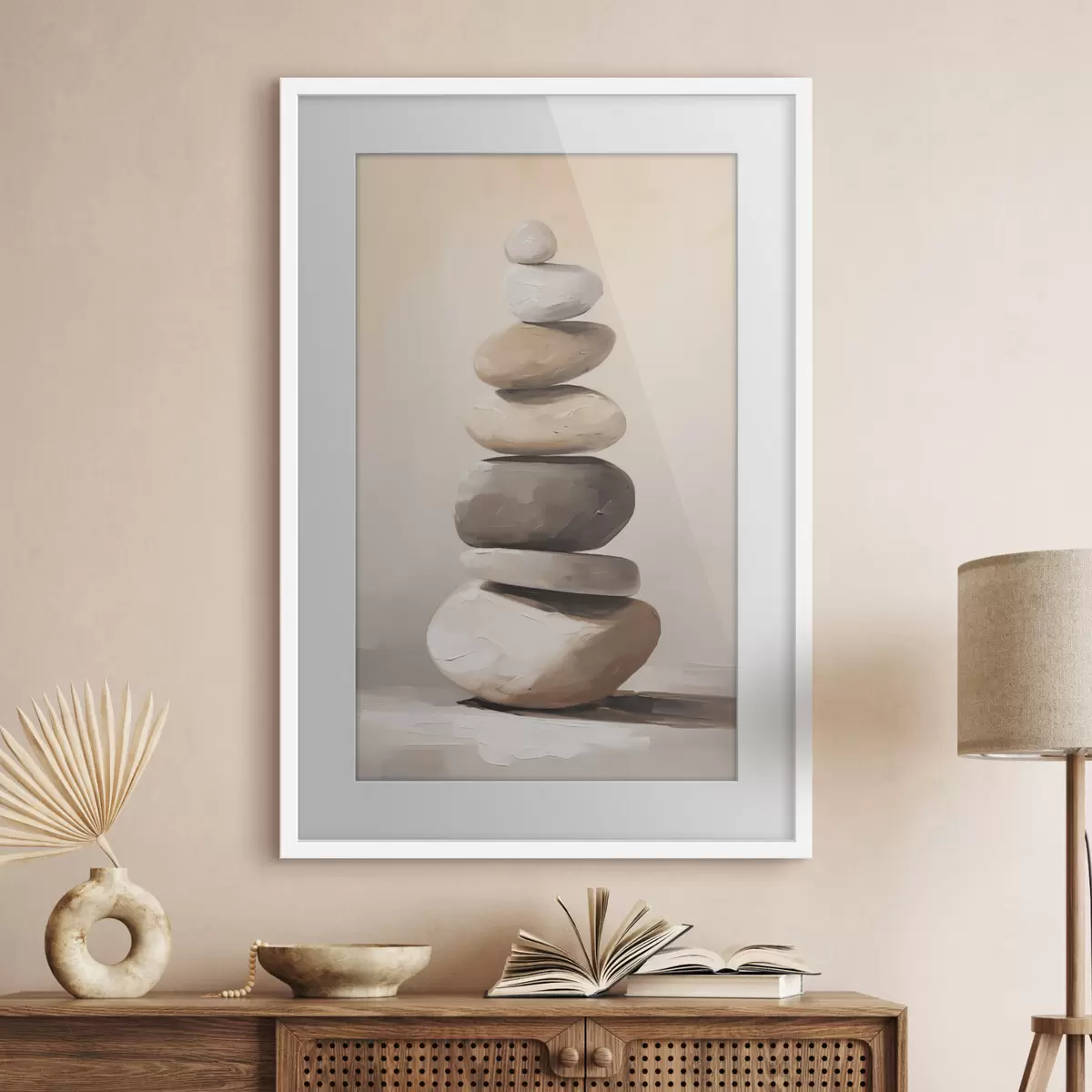 Poster Steine, Malereiimitation f50060