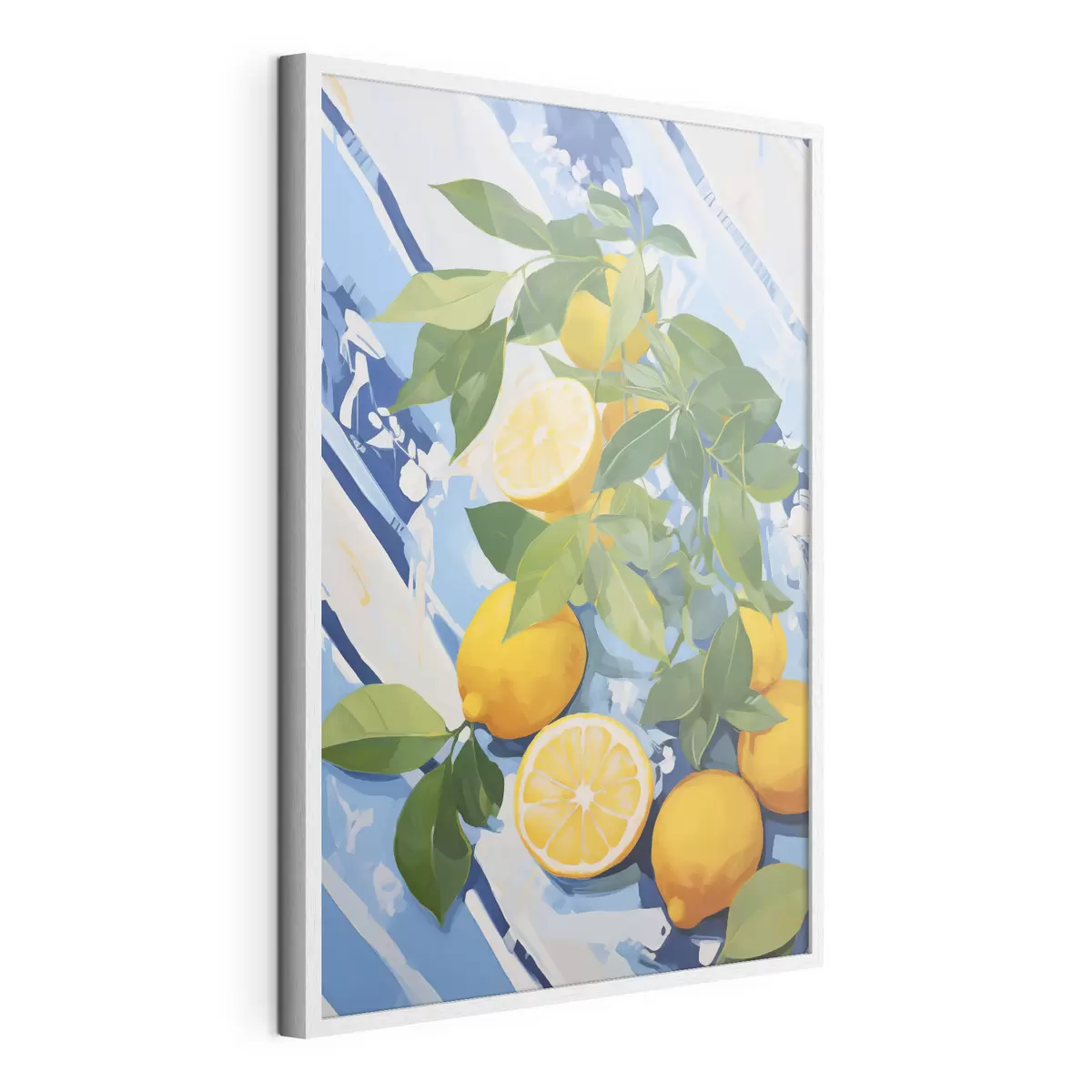 Poster Zitronen, Malerei-Imitation f50066