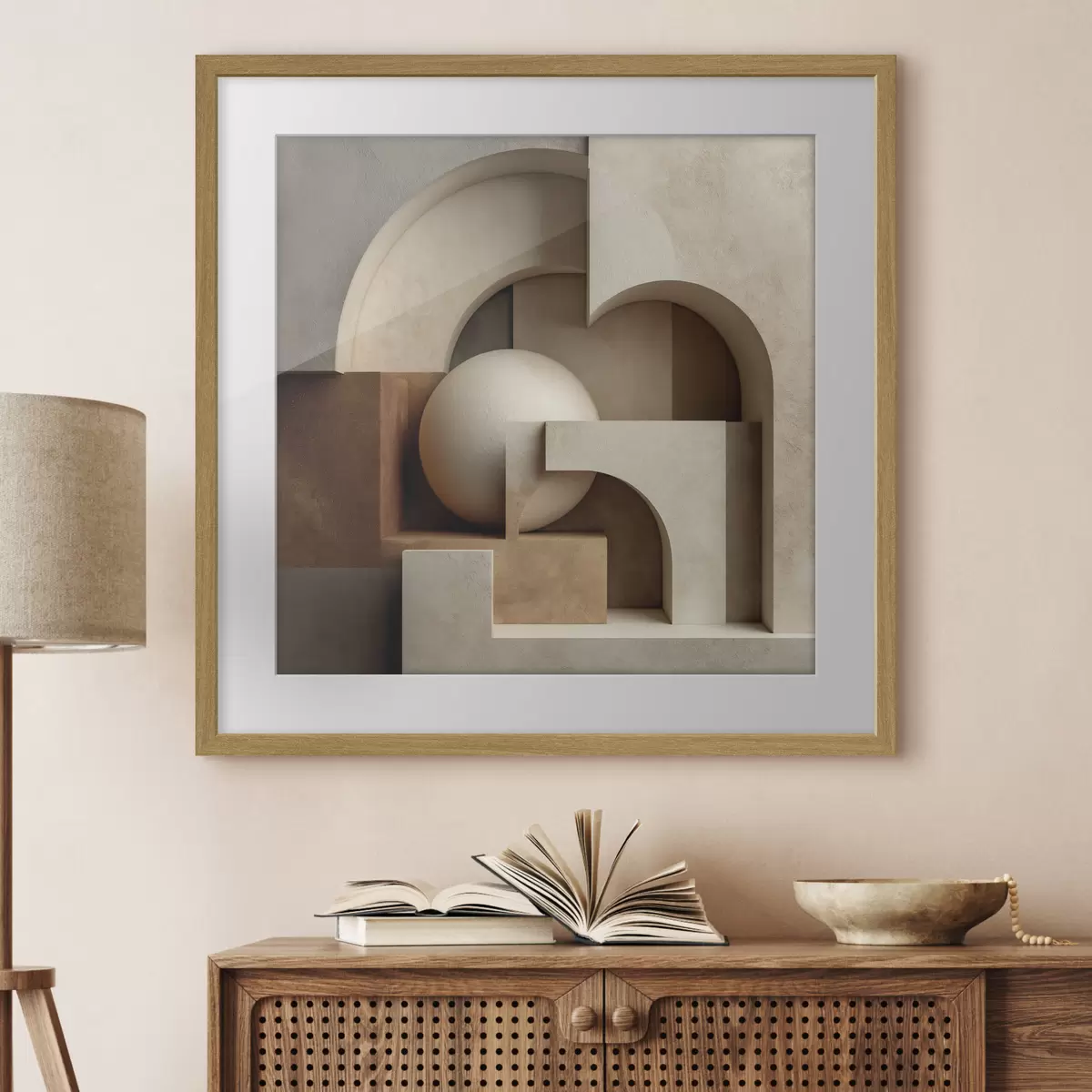 Poster Flache abstrakte Komposition f50067
