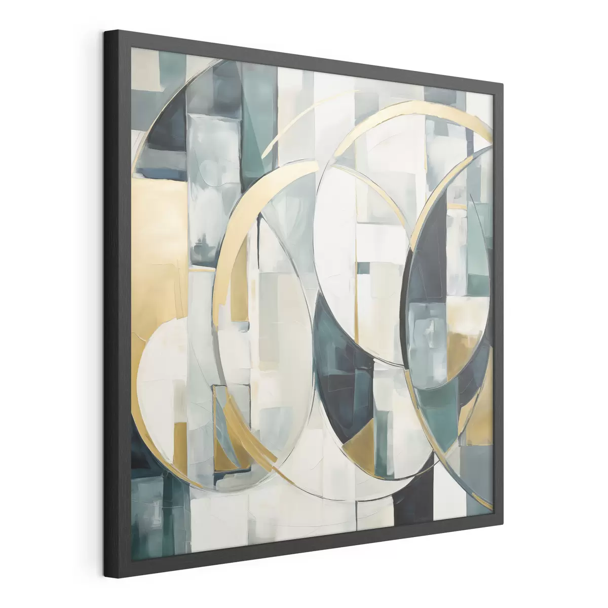 Poster Chaotische Abstraktion, Nachahmung der Malerei f50073