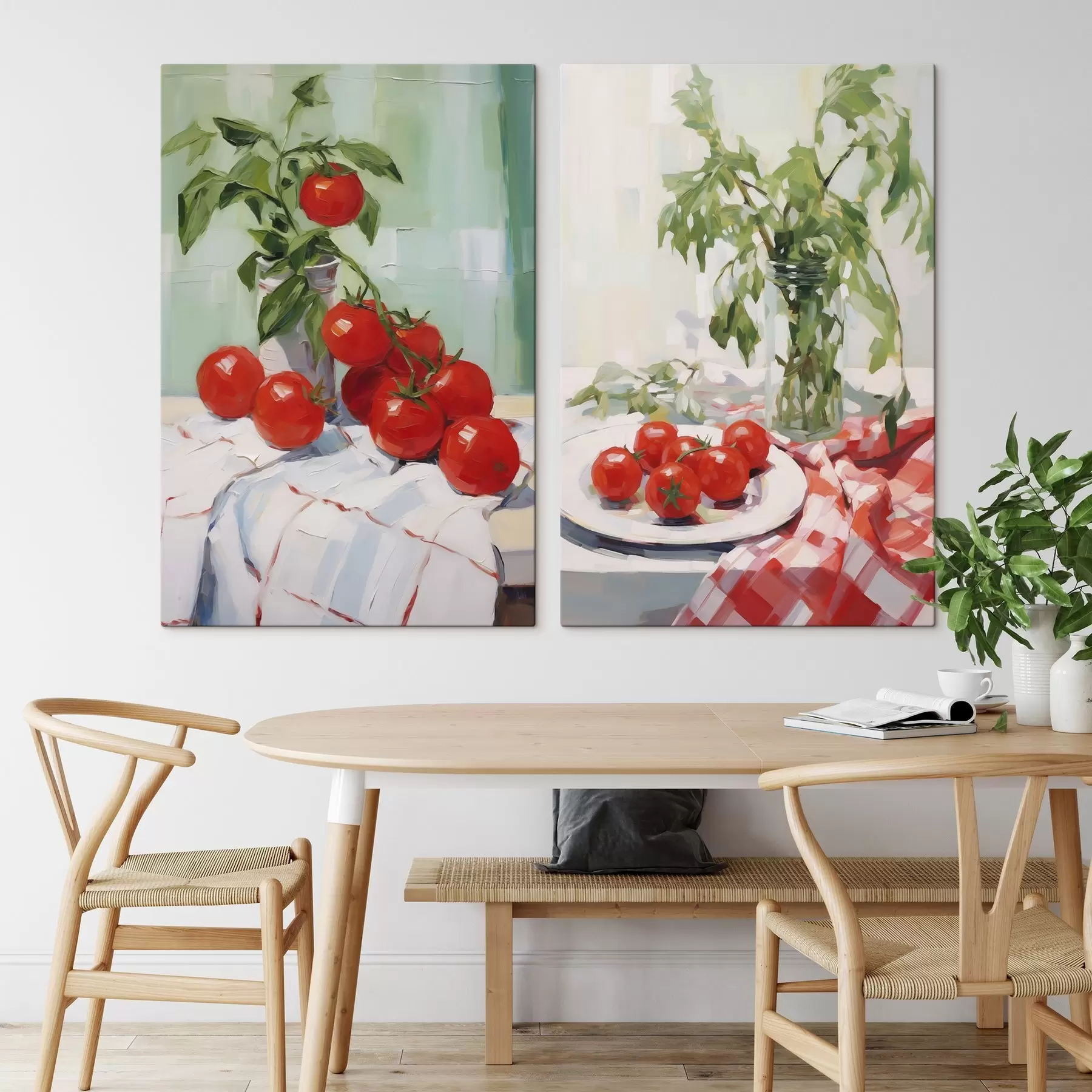 Fototapete Tomaten, Malerei-Imitation m30777