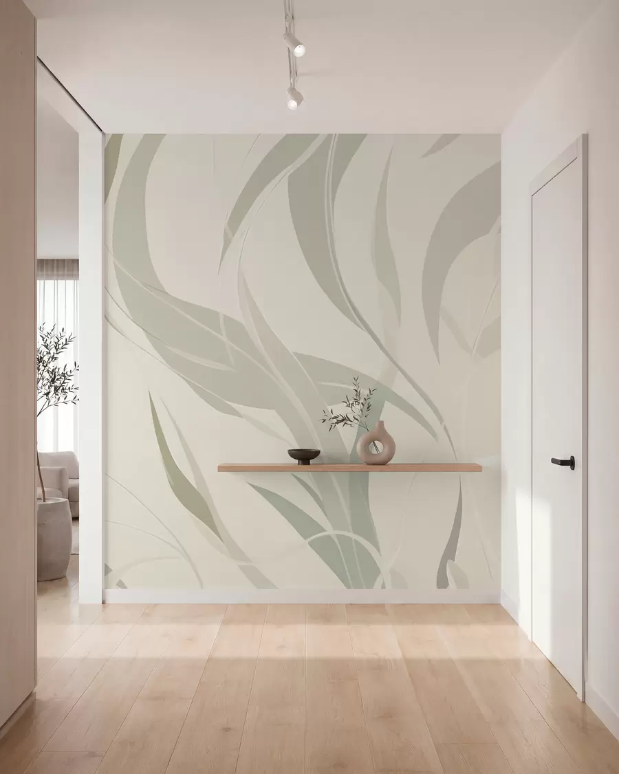Fototapete Eukalyptus mit spitzen Blättern w05799