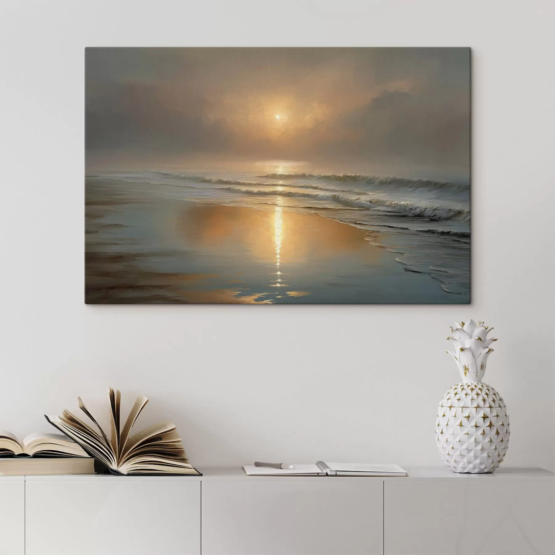 Fototapete Sonnenaufgang über dem Meer s50114