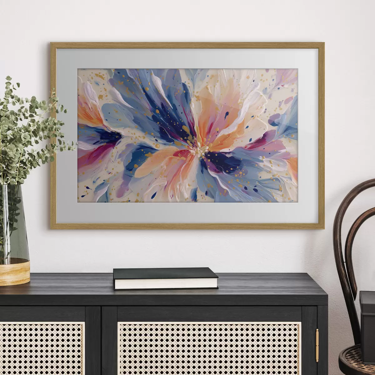 Poster Ausdrucksstarke Blüte f50094