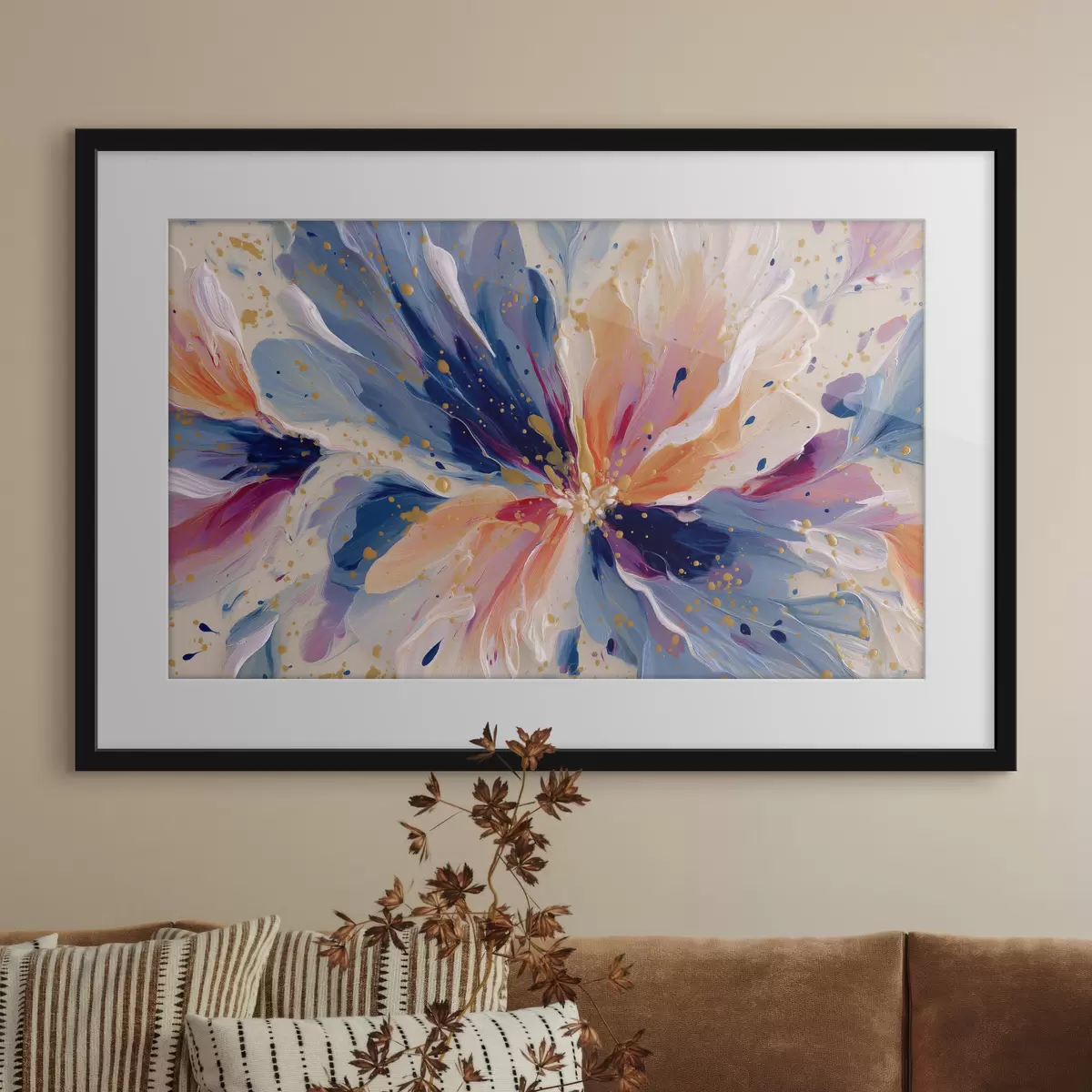 Poster Ausdrucksstarke Blüte f50094