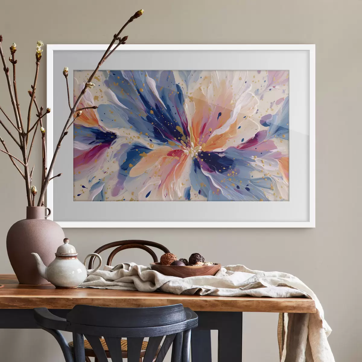 Poster Ausdrucksstarke Blüte f50094