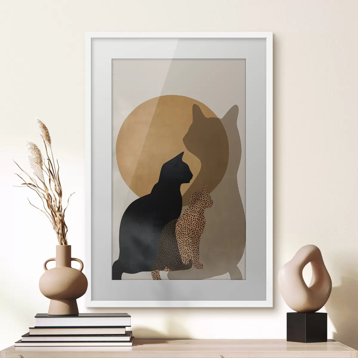 Poster Spiel der Silhouetten f50104