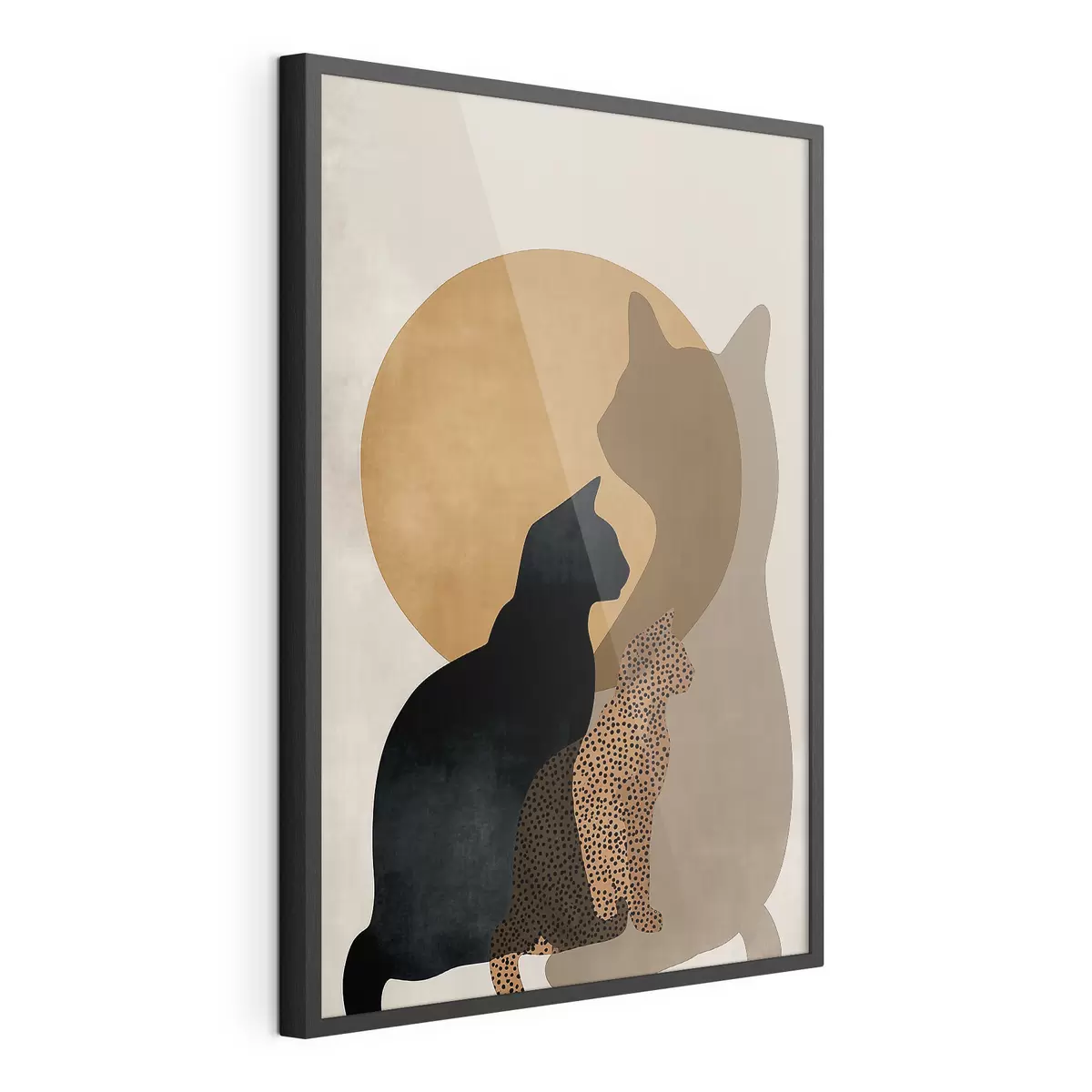 Poster Spiel der Silhouetten f50104