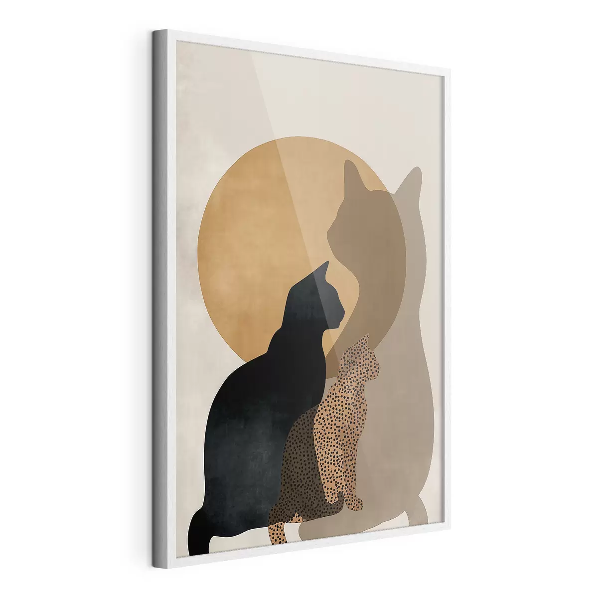 Poster Spiel der Silhouetten f50104