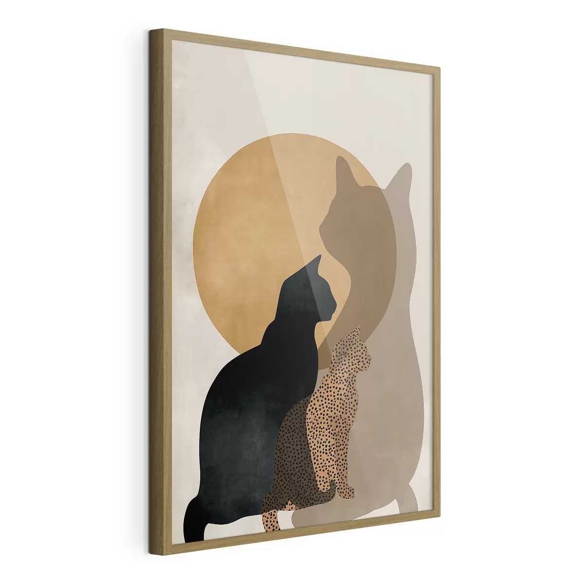 Poster Spiel der Silhouetten f50104