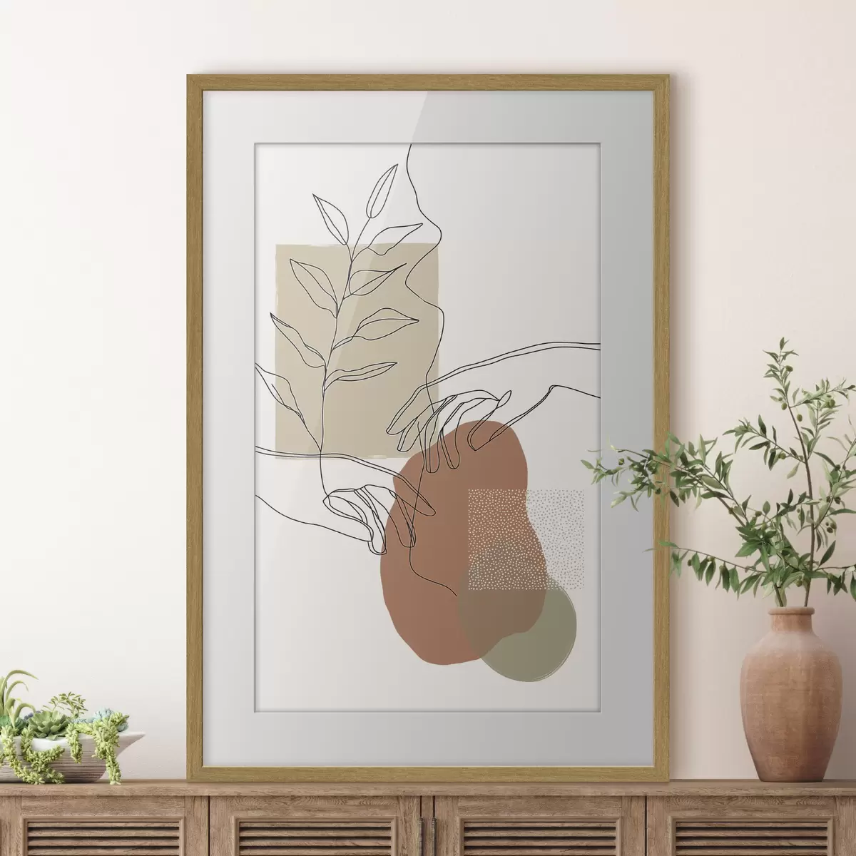 Poster Harmonie der Linien f50107