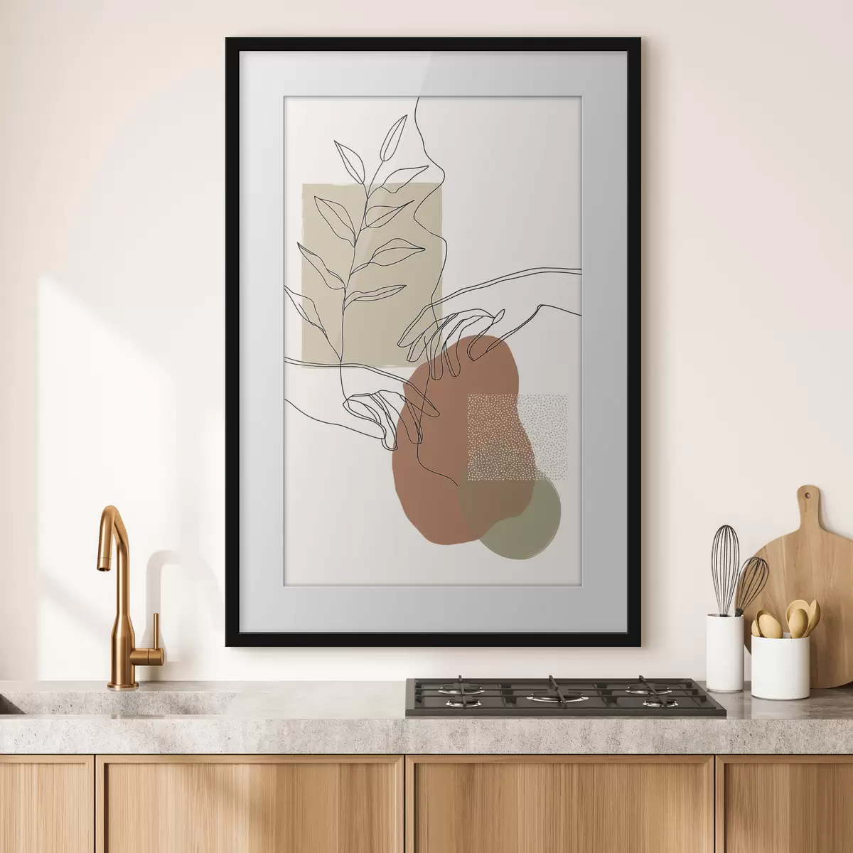 Poster Harmonie der Linien f50107