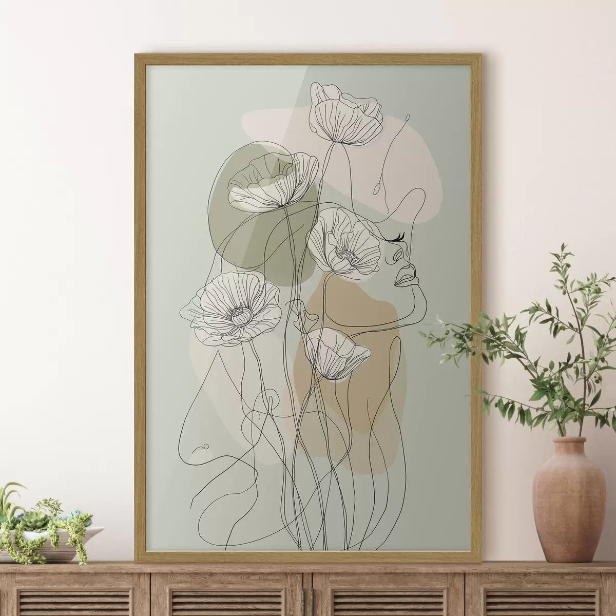 Poster Frau und Liebkosung f50109