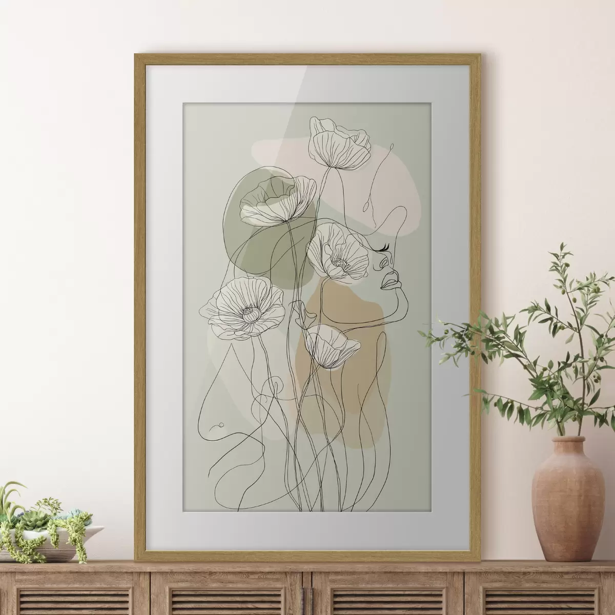 Poster Frau und Liebkosung f50109