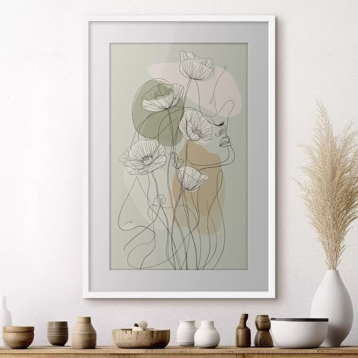 Poster Frau und Liebkosung f50109