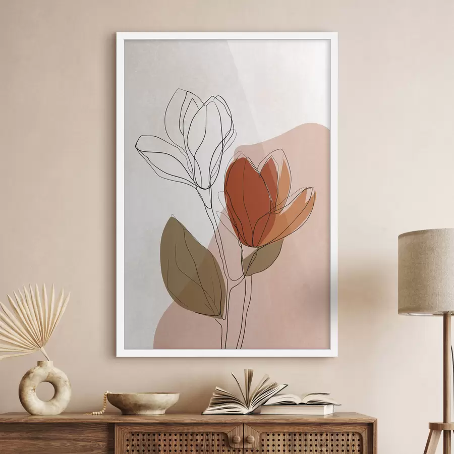 Fototapete Botanische Studie f50110