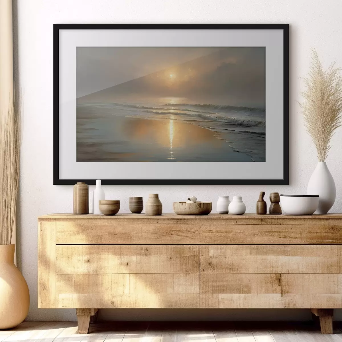 Poster Sonnenaufgang über dem Meer f50114