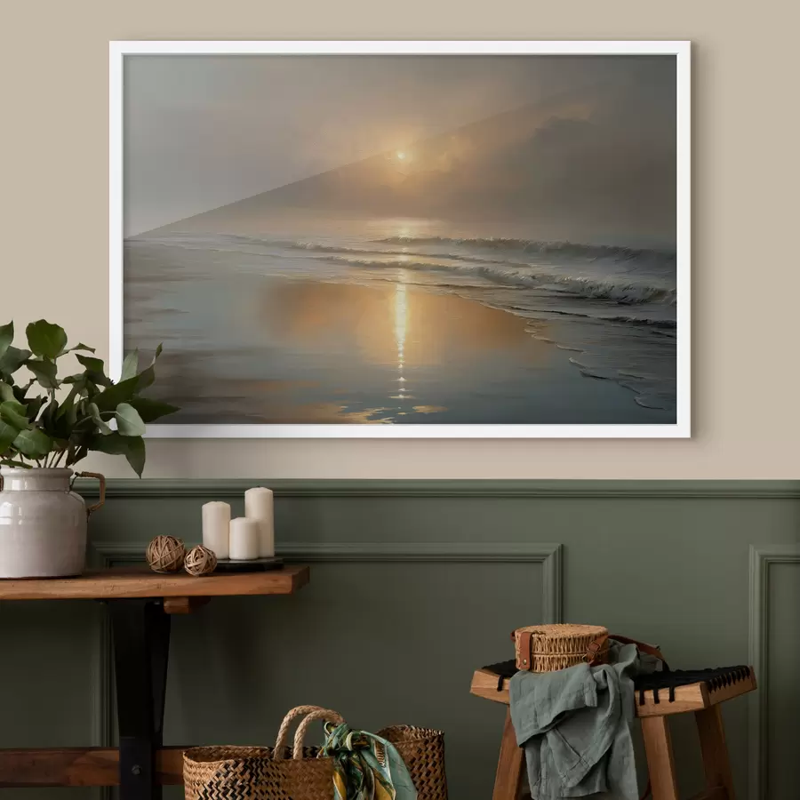 Fototapete Sonnenaufgang über dem Meer f50114