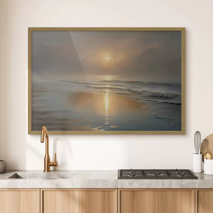 Fototapete Sonnenaufgang über dem Meer f50114