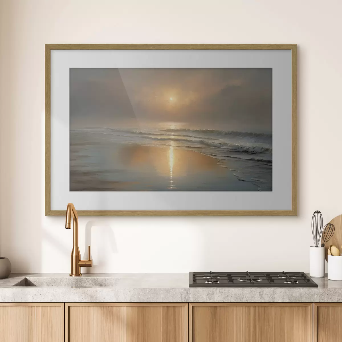 Poster Sonnenaufgang über dem Meer f50114