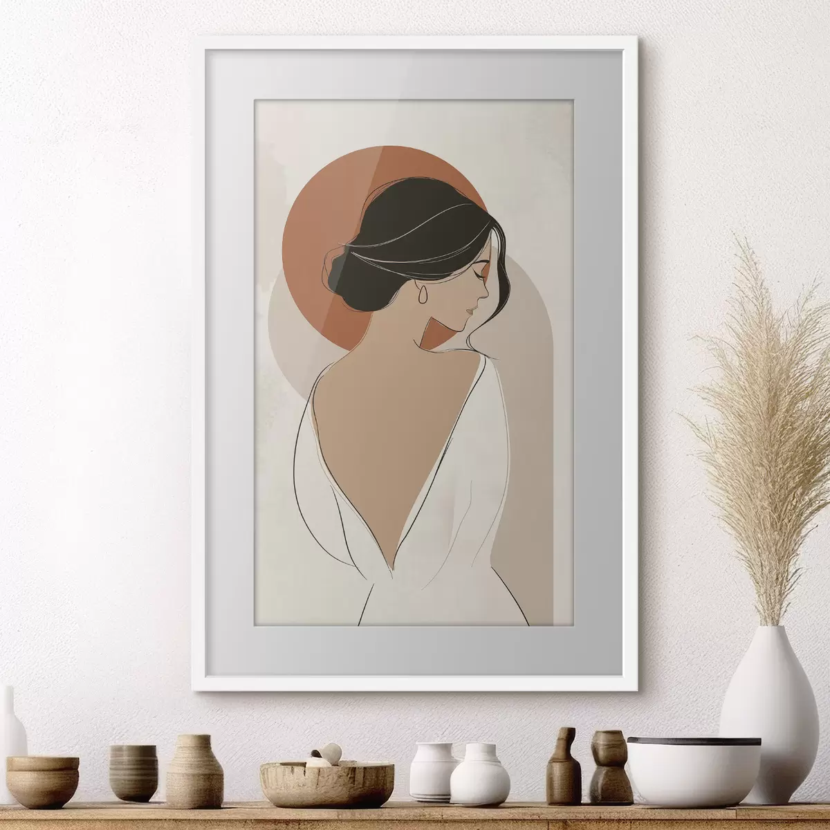Poster Frau und Anmut f50121