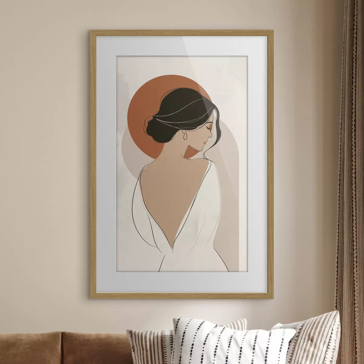 Poster Frau und Anmut f50121