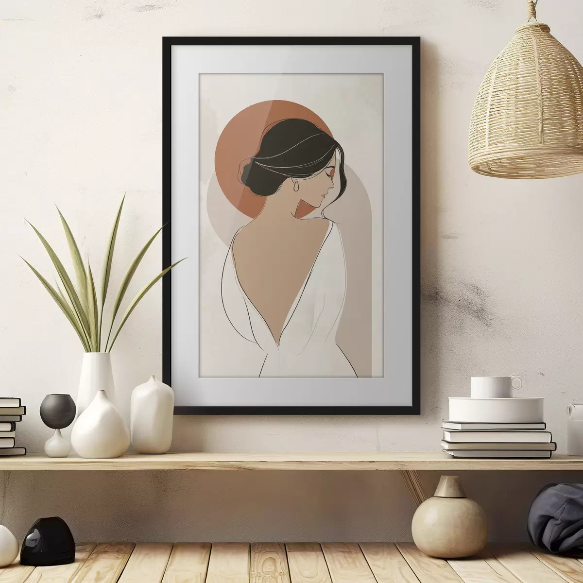 Poster Frau und Anmut f50121