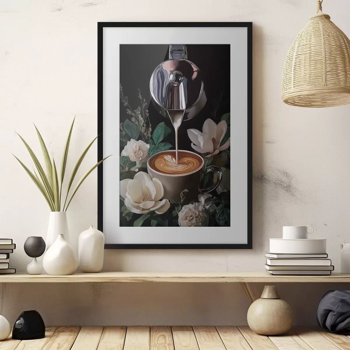 Poster Kaffee-Stillleben f50123
