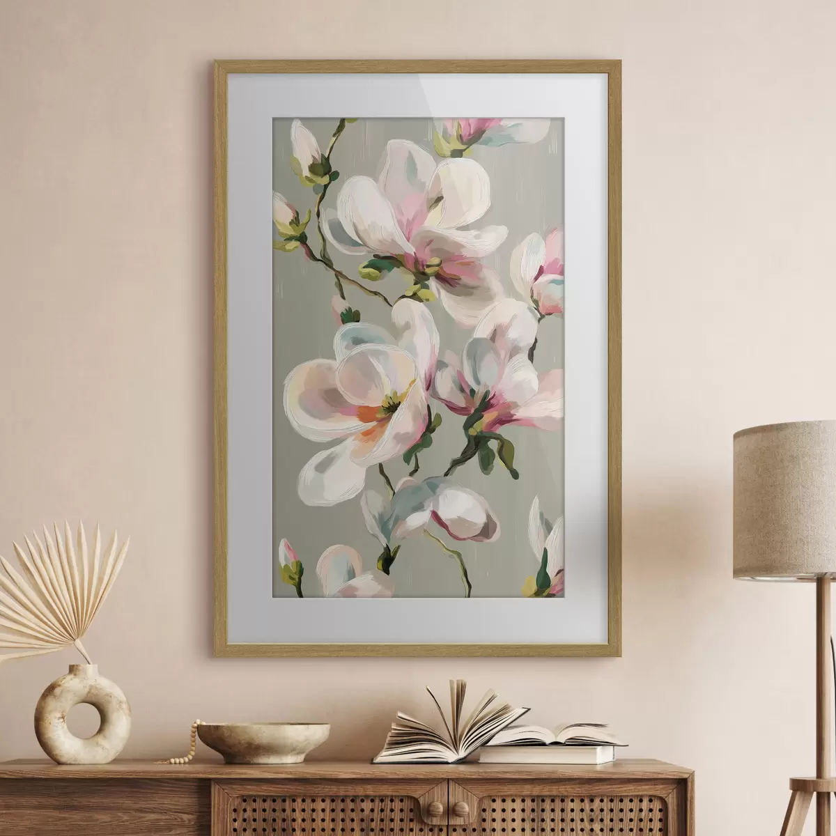 Poster Das malerische Magnolia f50128