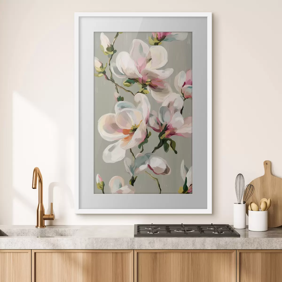Poster Das malerische Magnolia f50128