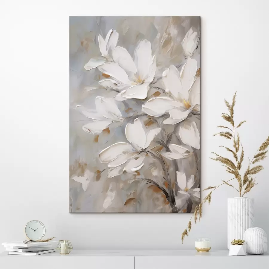 Fototapete Abstrakte Blumen, Nachbildung eines Gemäldes s50138