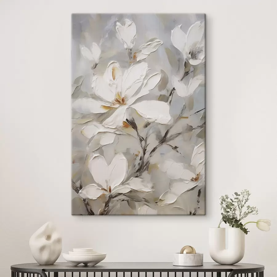 Fototapete Abstrakte Blumen, Nachbildung eines Gemäldes s50139