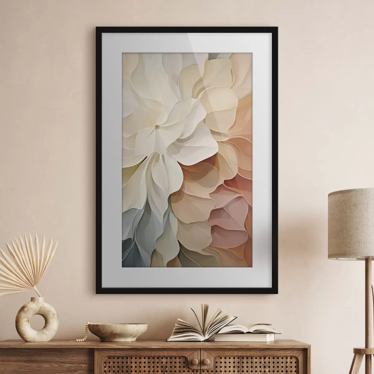 Poster Blütenblätter und Atem f50136