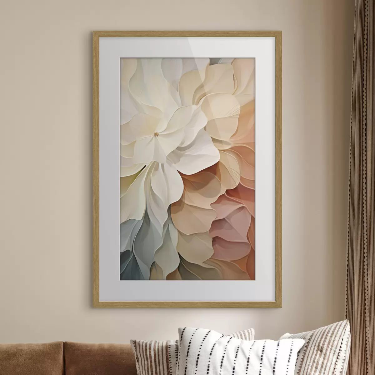 Poster Blütenblätter und Atem f50136
