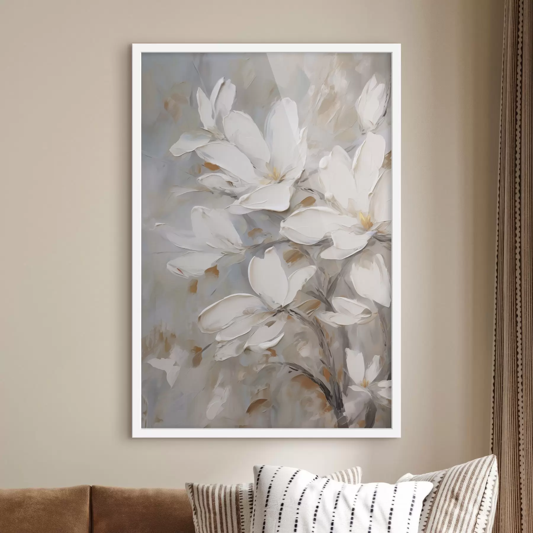 Fototapete Abstrakte Blumen, Nachbildung eines Gemäldes f50138