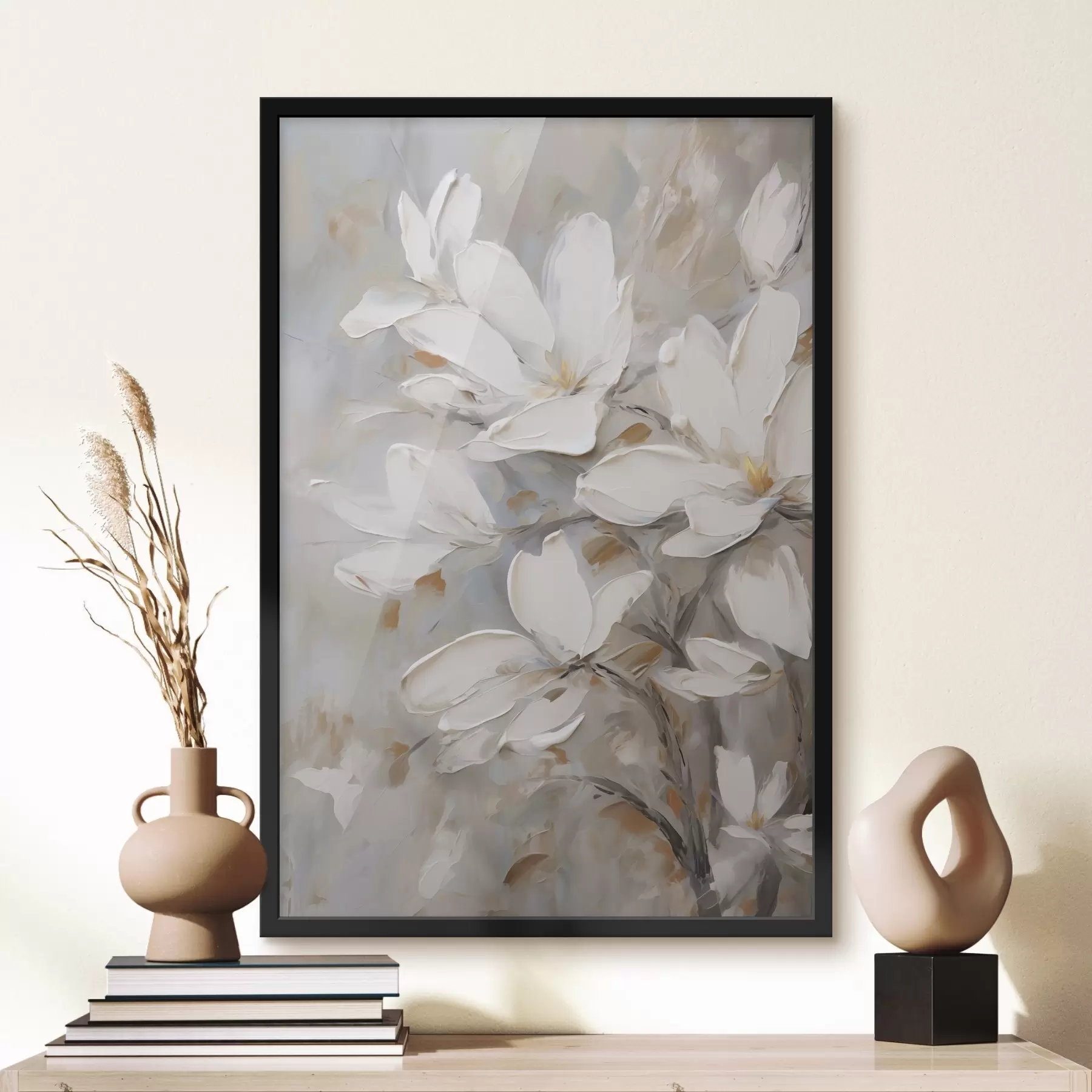Fototapete Abstrakte Blumen, Nachbildung eines Gemäldes f50138