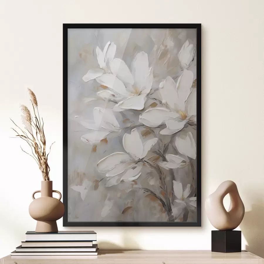 Fototapete Abstrakte Blumen, Nachbildung eines Gemäldes f50138