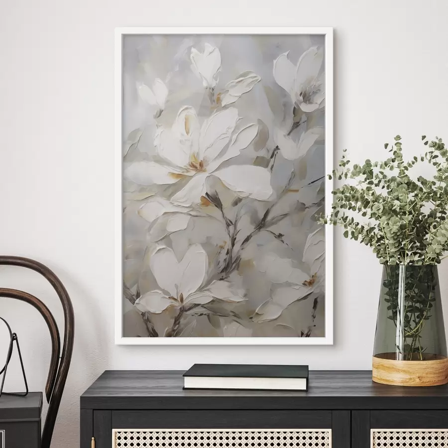 Fototapete Abstrakte Blumen, Nachbildung eines Gemäldes f50139
