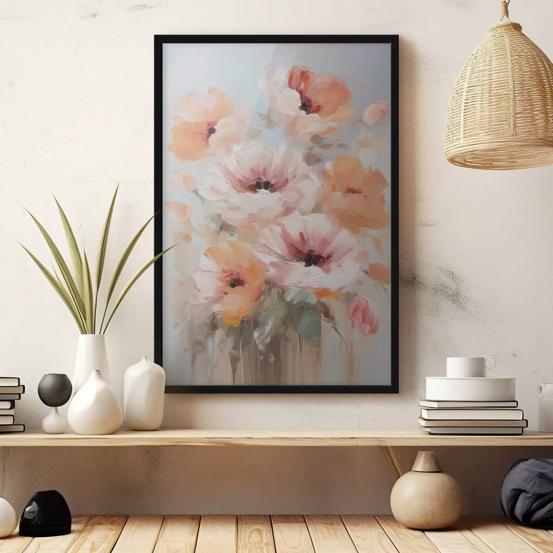 Fototapete Blumen, Imitationsgemälde f50141