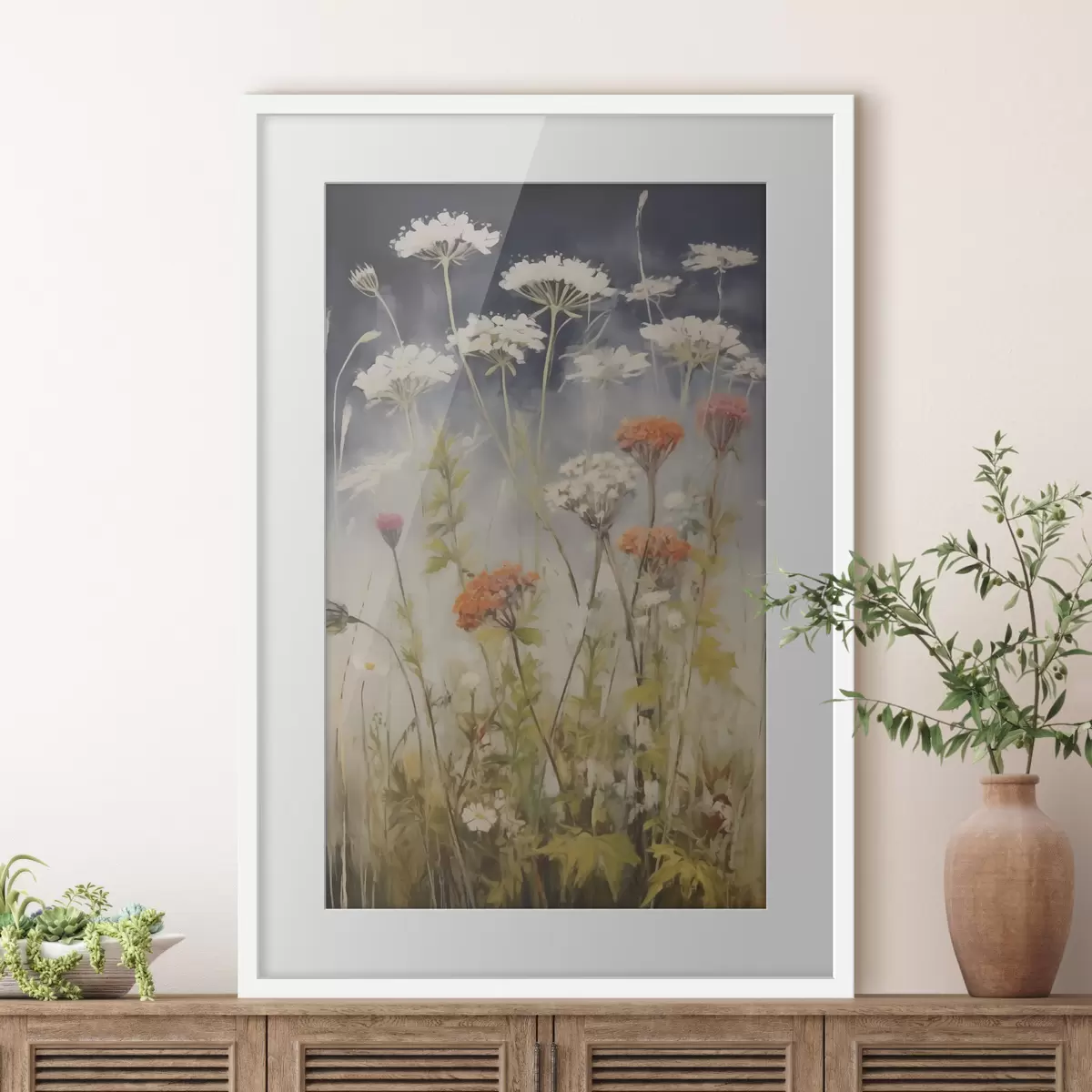 Poster Gräser und Nähe f50142