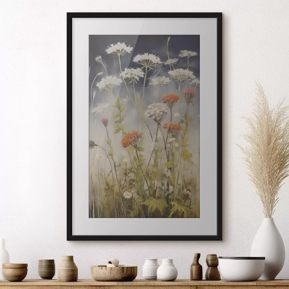Poster Gräser und Nähe f50142