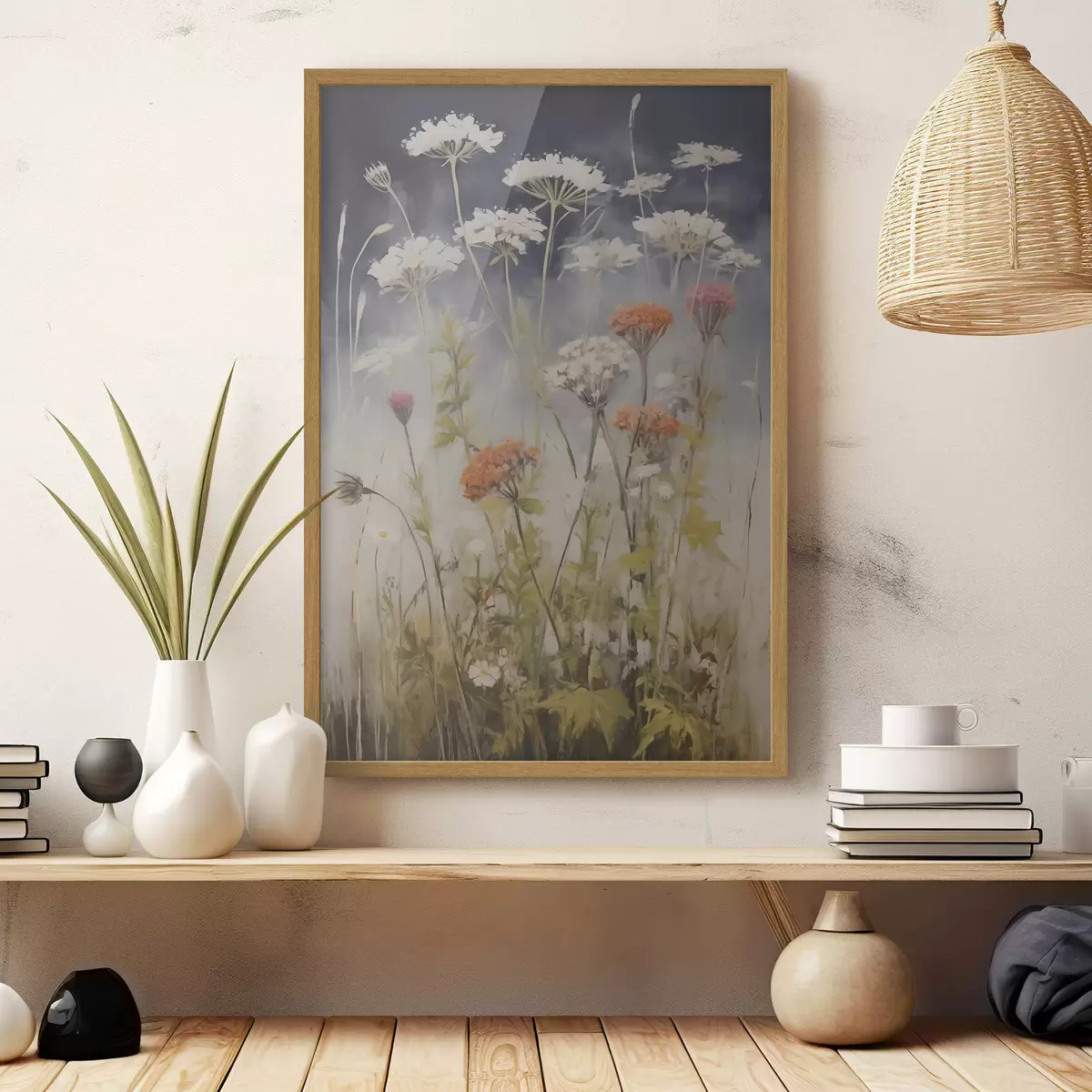Poster Gräser und Nähe f50142