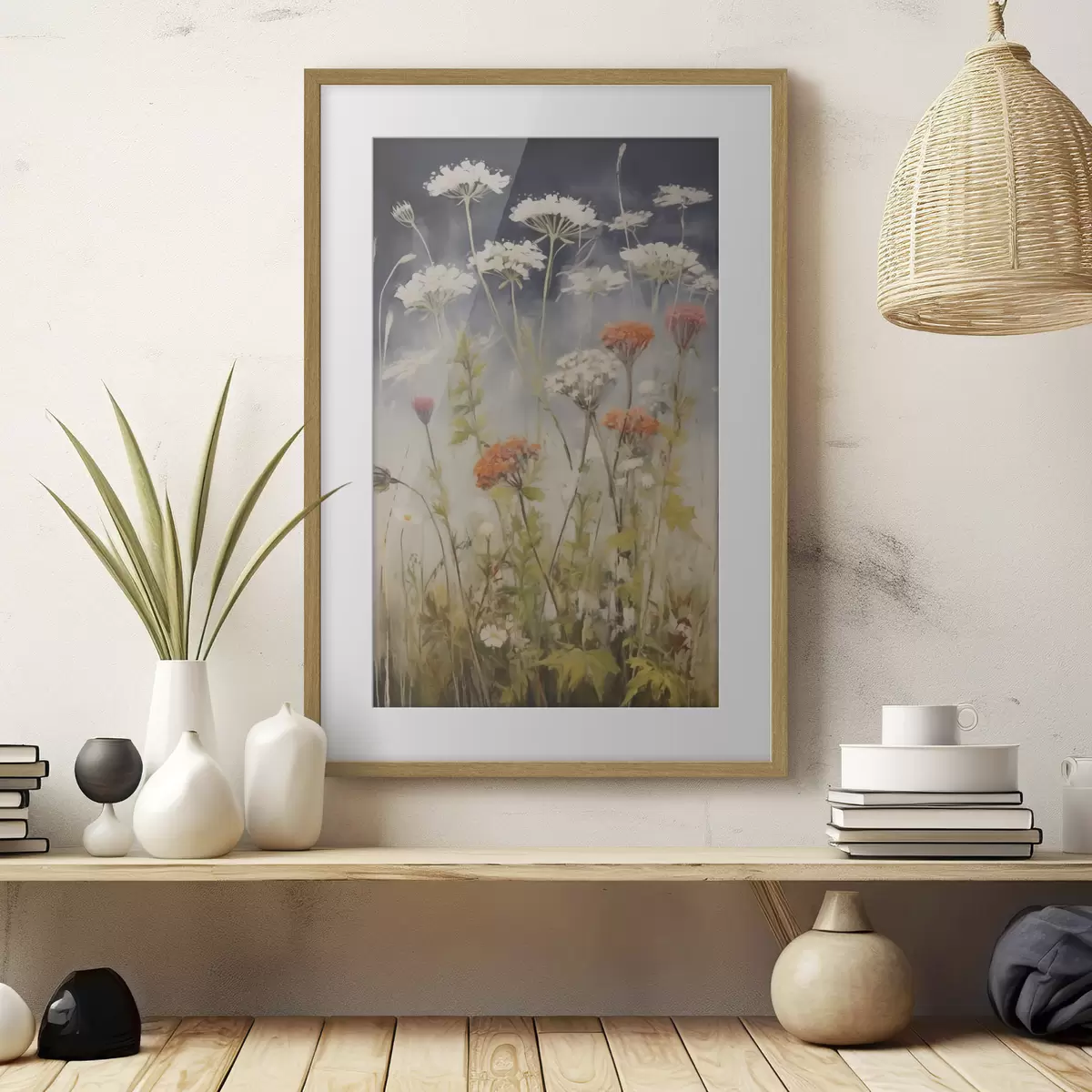 Poster Gräser und Nähe f50142