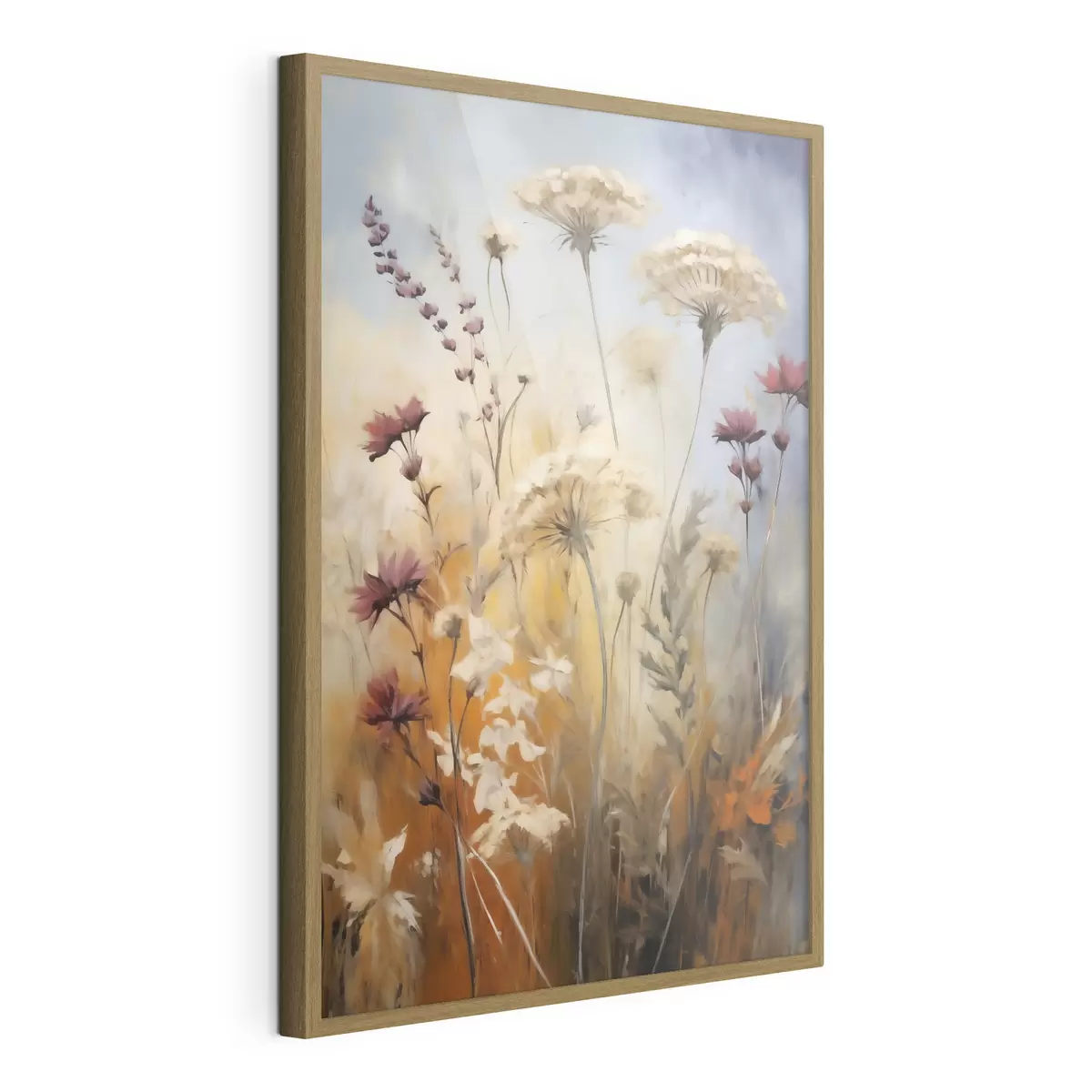 Poster Wiesenblumen im Bernsteindunst f50144