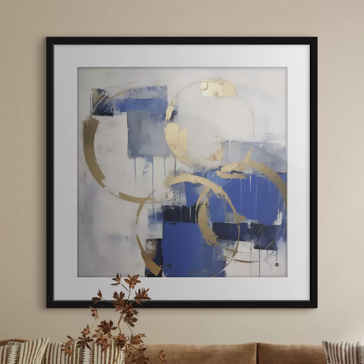 Poster Kreise und Funke f50149