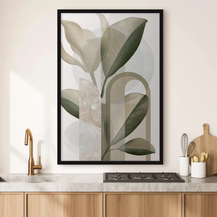 Fototapete Botanische Geometrie f50081