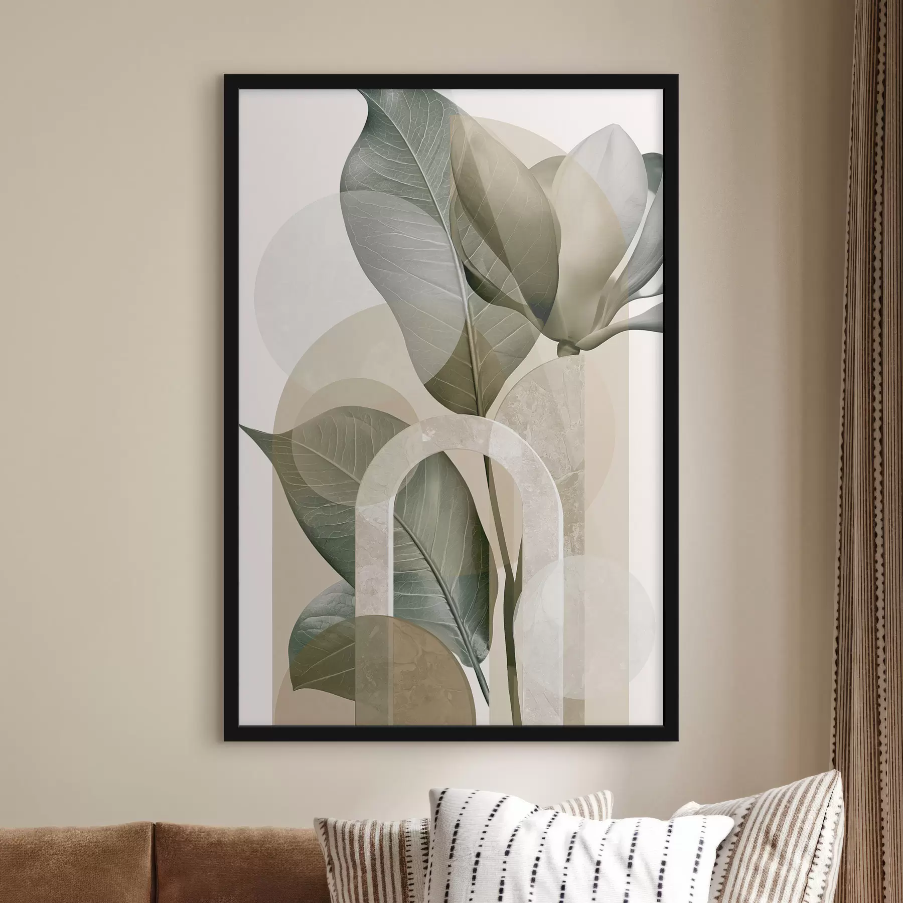 Fototapete Botanische Geometrie f50082