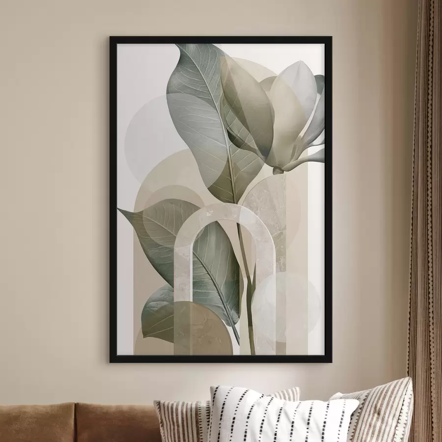 Fototapete Botanische Geometrie f50082