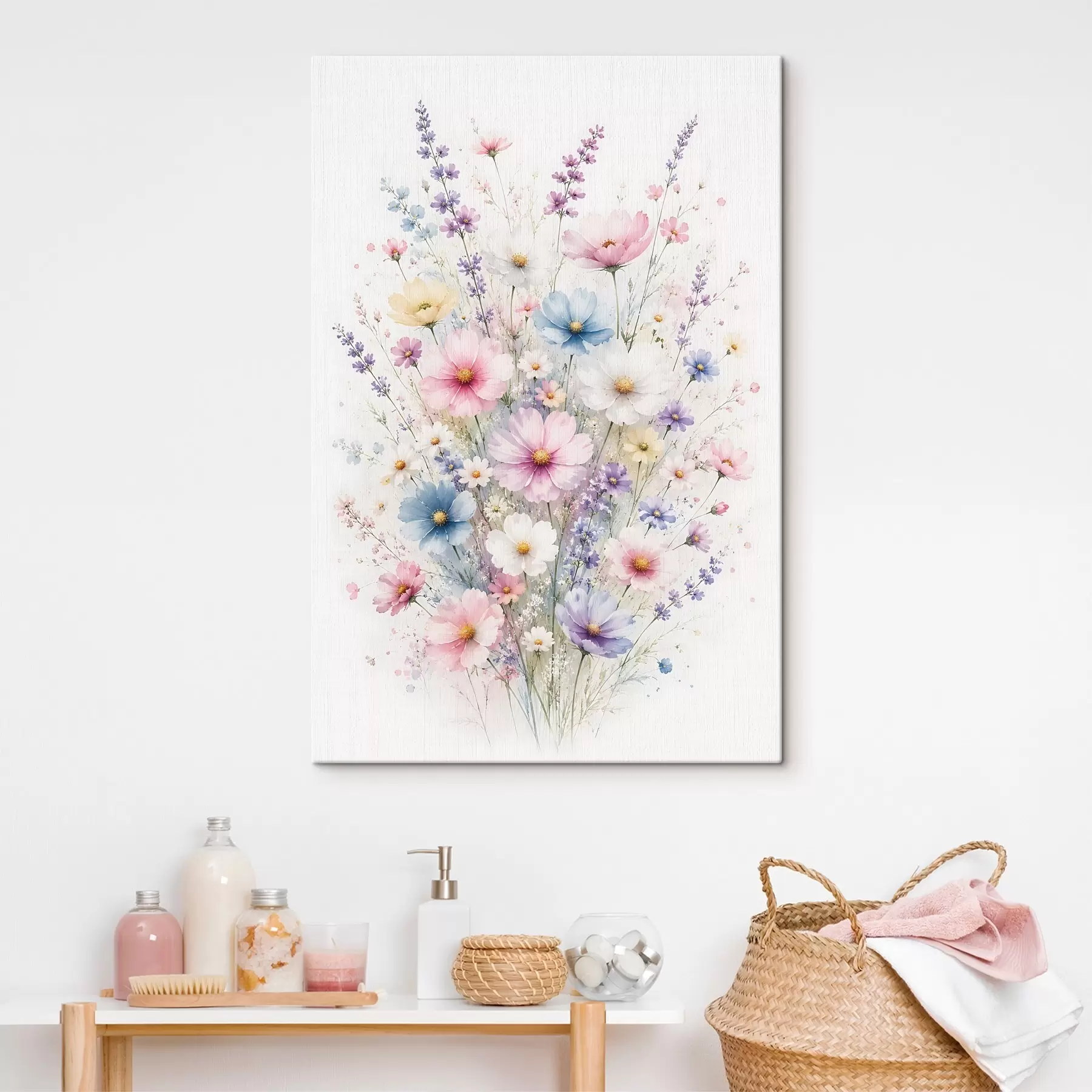 Fototapete Ein zarter Wildblumenstrauß s49935