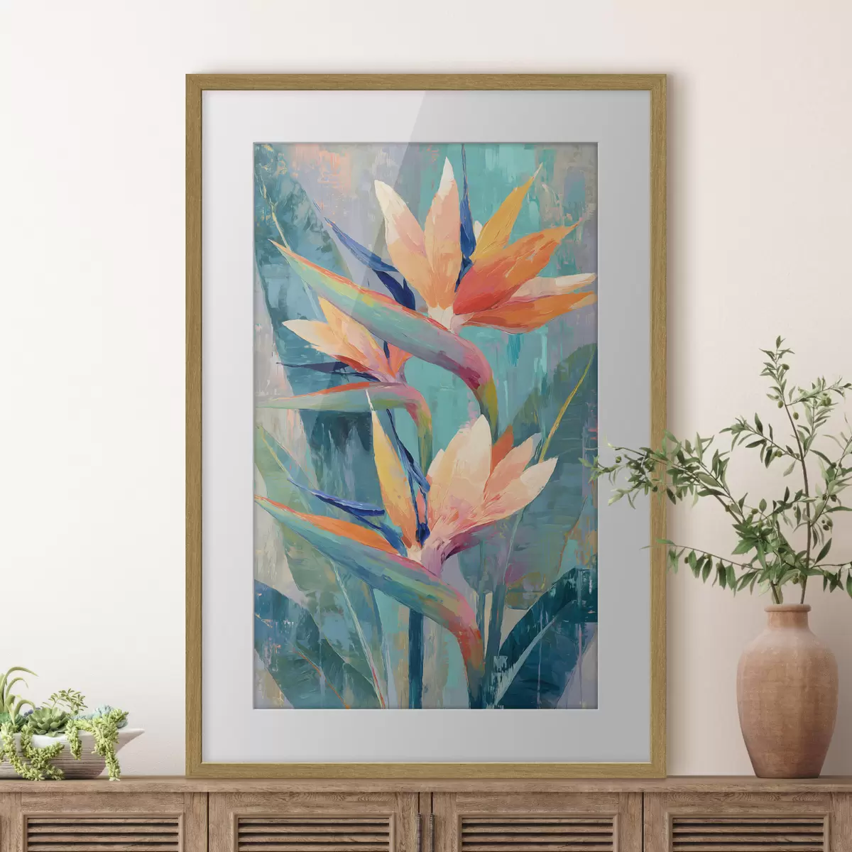 Poster Leuchten und Sanftheit f50151
